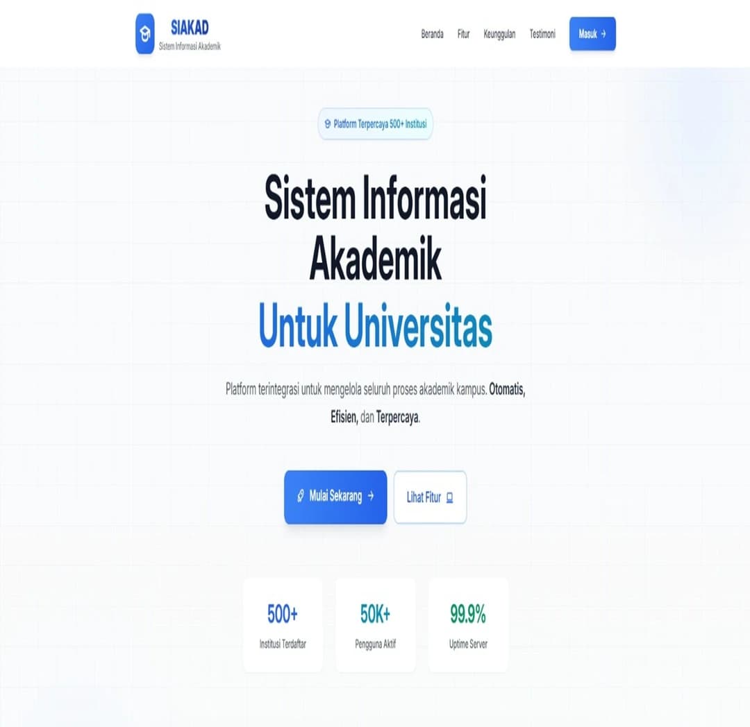University Academic Information System (SIAKAD)