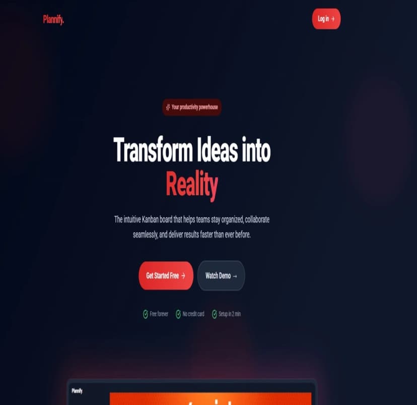 Plannify: High-Impact Task Management App